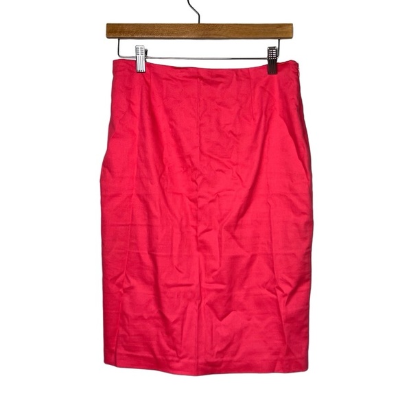 BLUEMARINE Raspberry Pink High-waisted Pencil Skirt - Picture 2 of 11